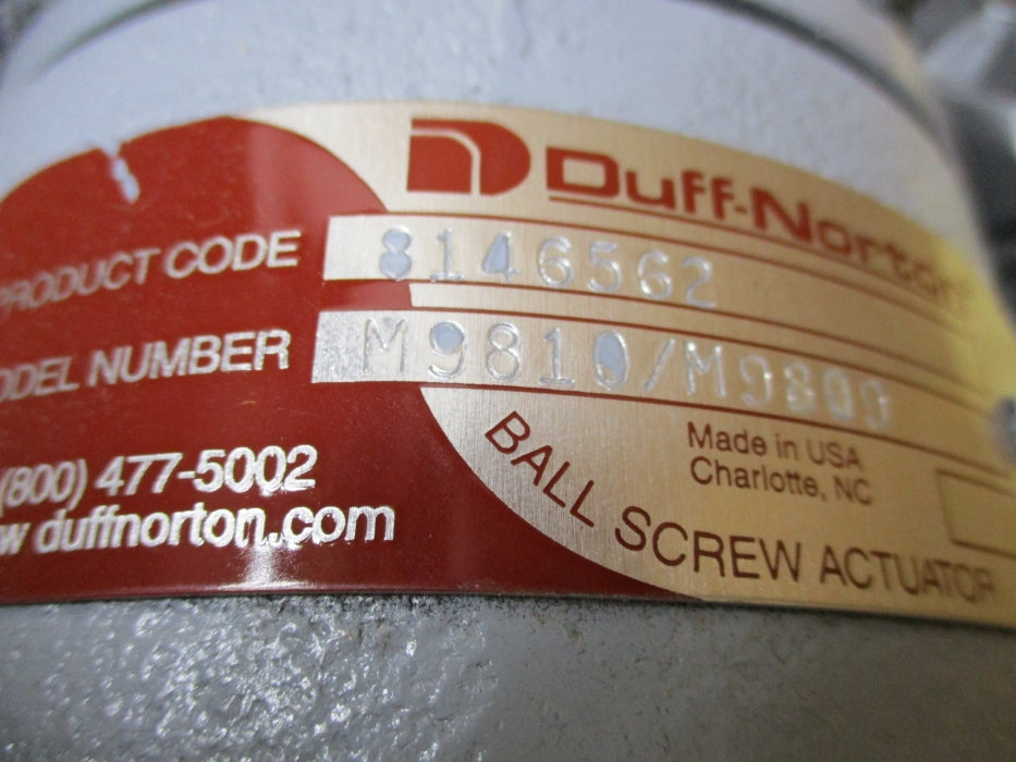 DUFF-NORTON M9810/M9809 NSMP