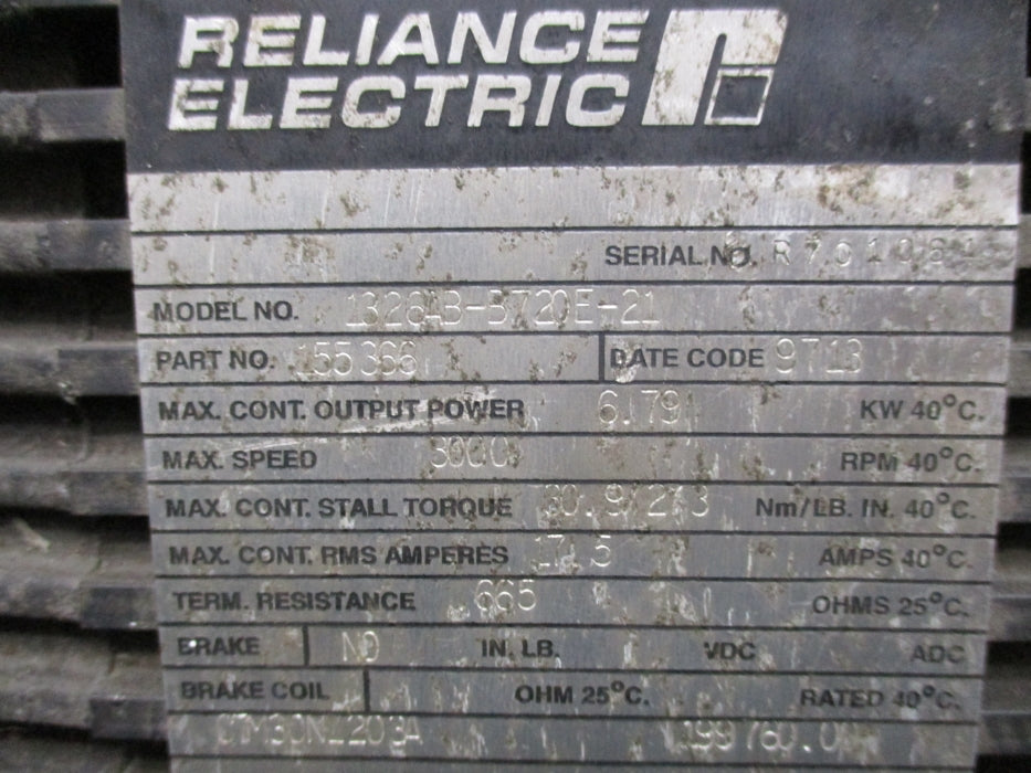 RELIANCE ELECTRIC 1326AB-B720E-21 UNMP