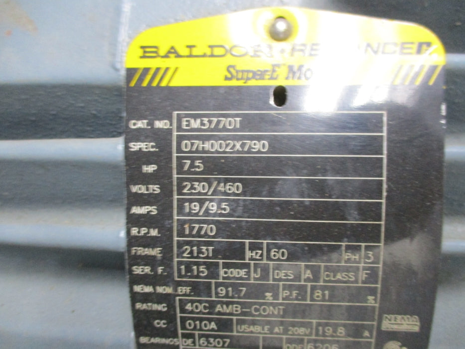 BALDOR EM3770T NSNP