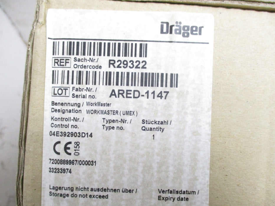 DRAGER  R29322 04E392903D14 SIZE: XL NSMP