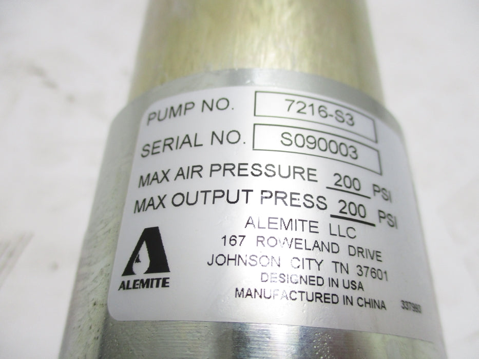ALEMITE 7216-S3 NSMP