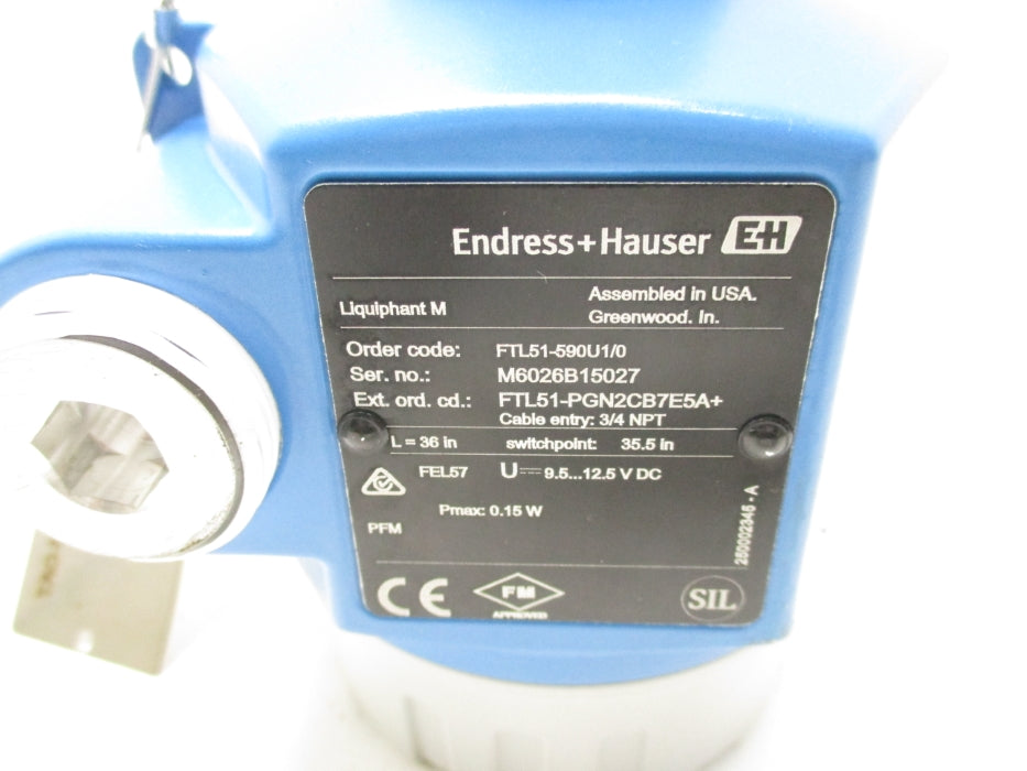 ENDRESS+HAUSER FTL51-590U1/0 NSNP