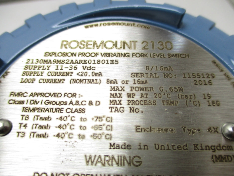 ROSEMOUNT 2130MA9MS2AARE01801E5 NSMP