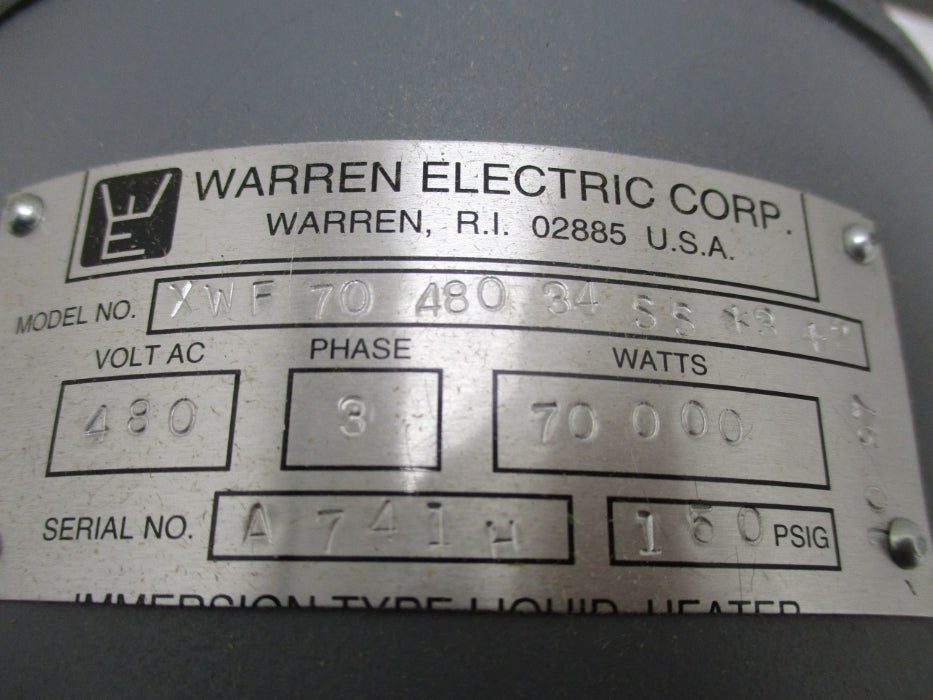 WARREN ELECTRIC XWF7048034SS*3+2 NSMP
