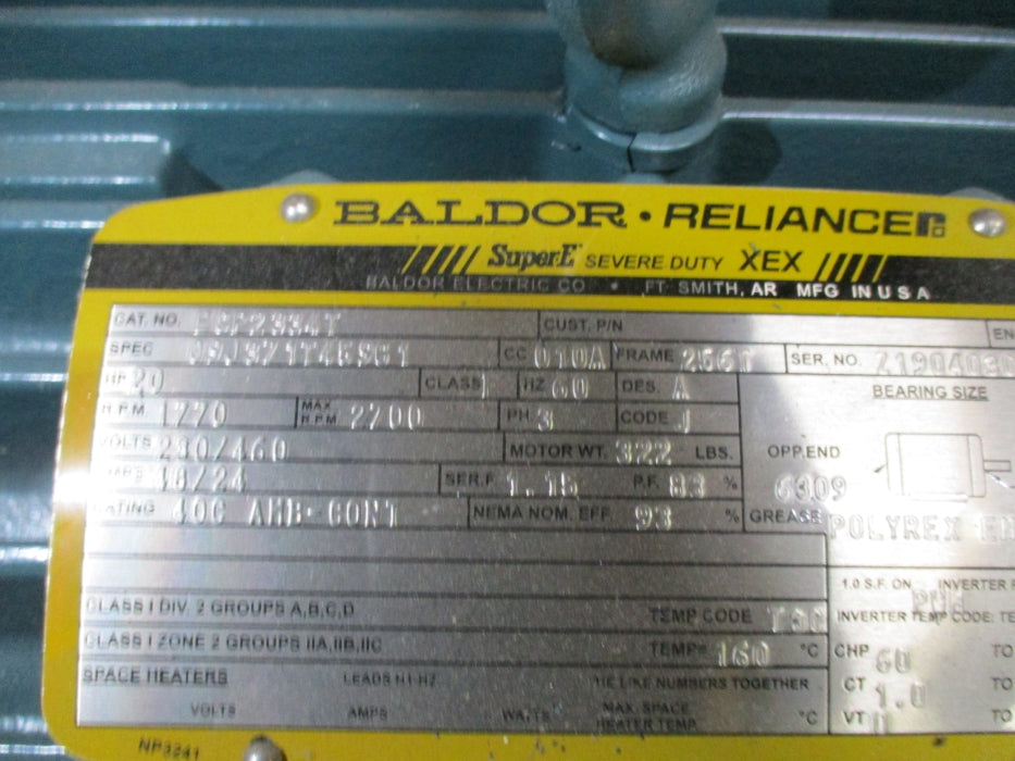 BALDOR ECP2334T NSMP