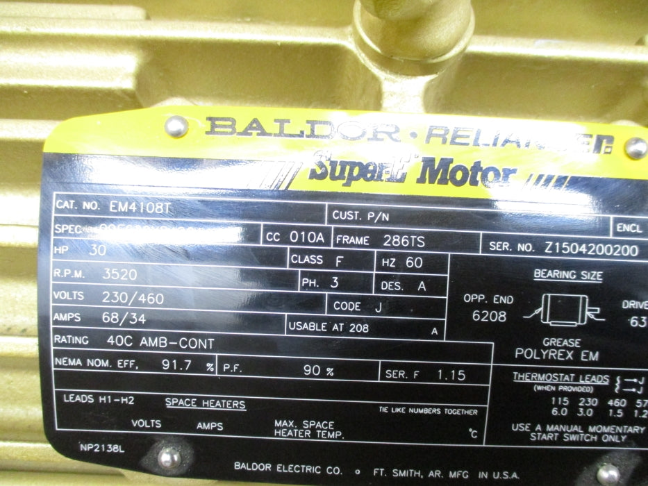 BALDOR EM4108T NSMP