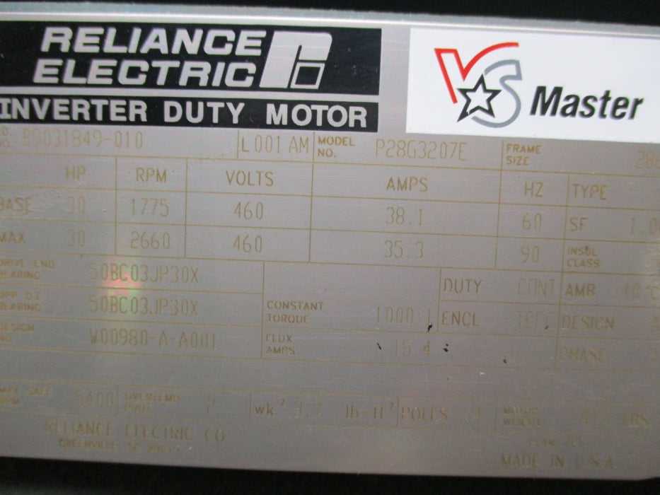 RELIANCE ELECTRIC P28G3207 NSMP