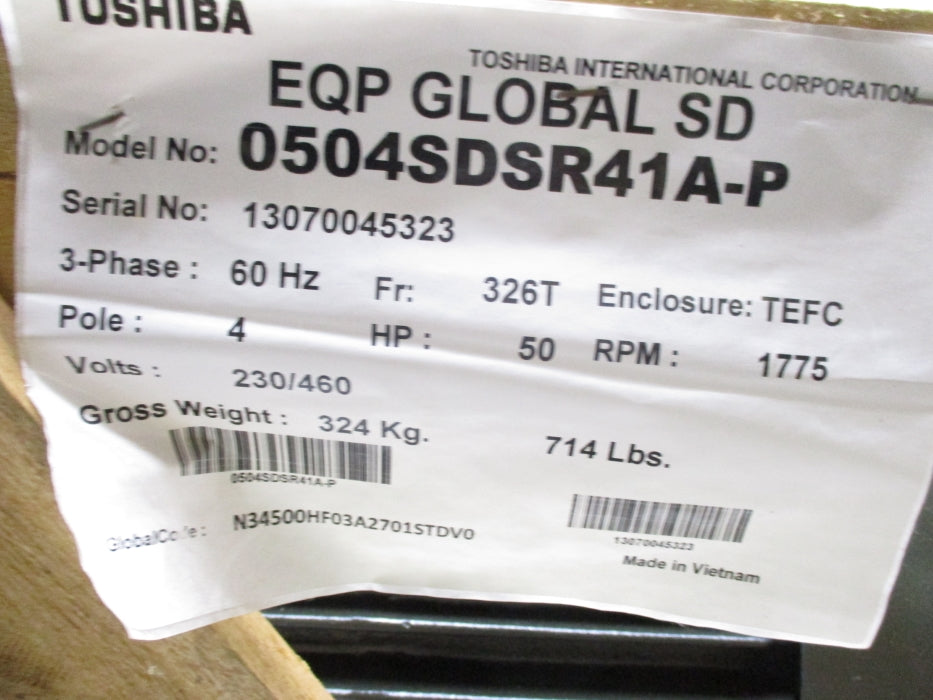 TOSHIBA 0504SDSR41A-P NSMP