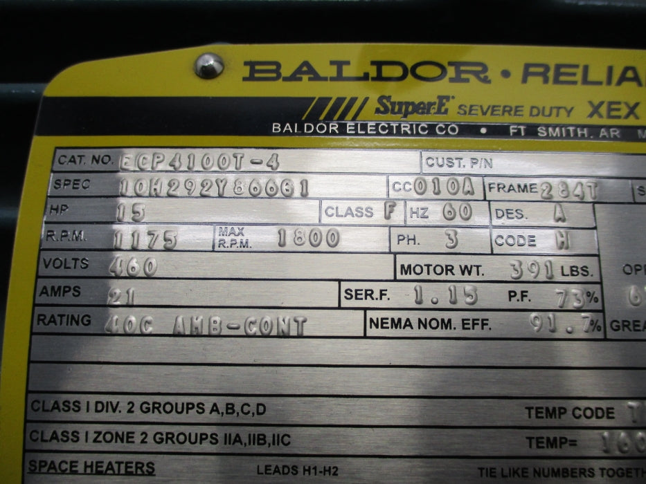 BALDOR ECP4100T-4 NSNP