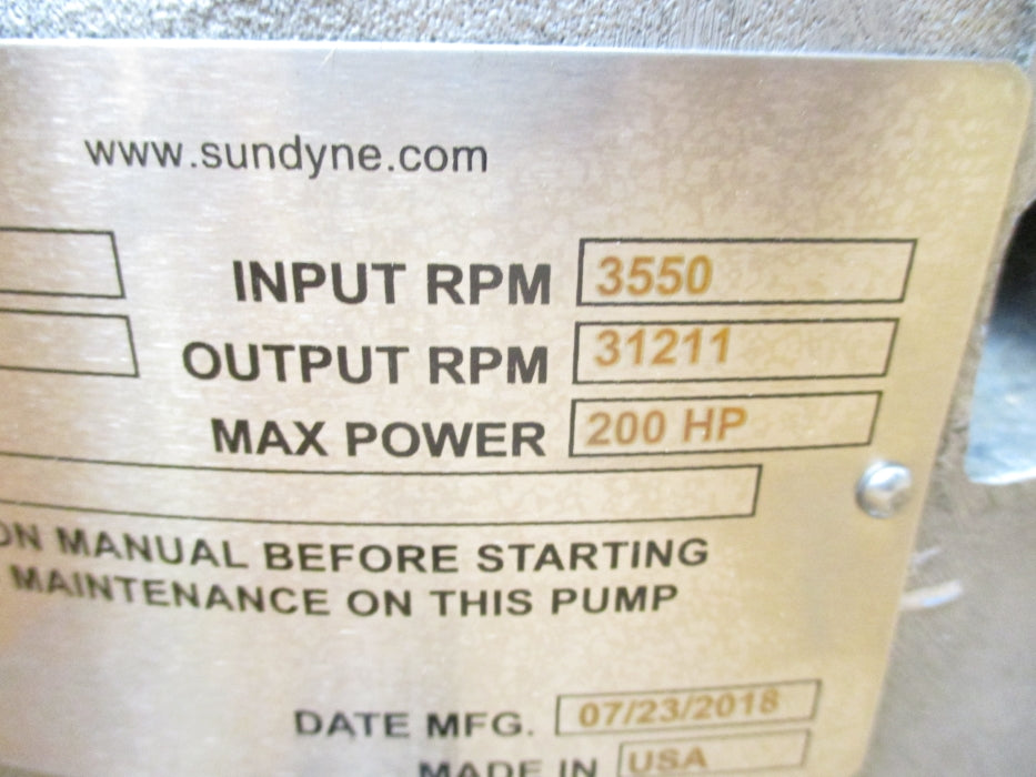 SUNDYNE LMC-337 GB01AG11 UNMP