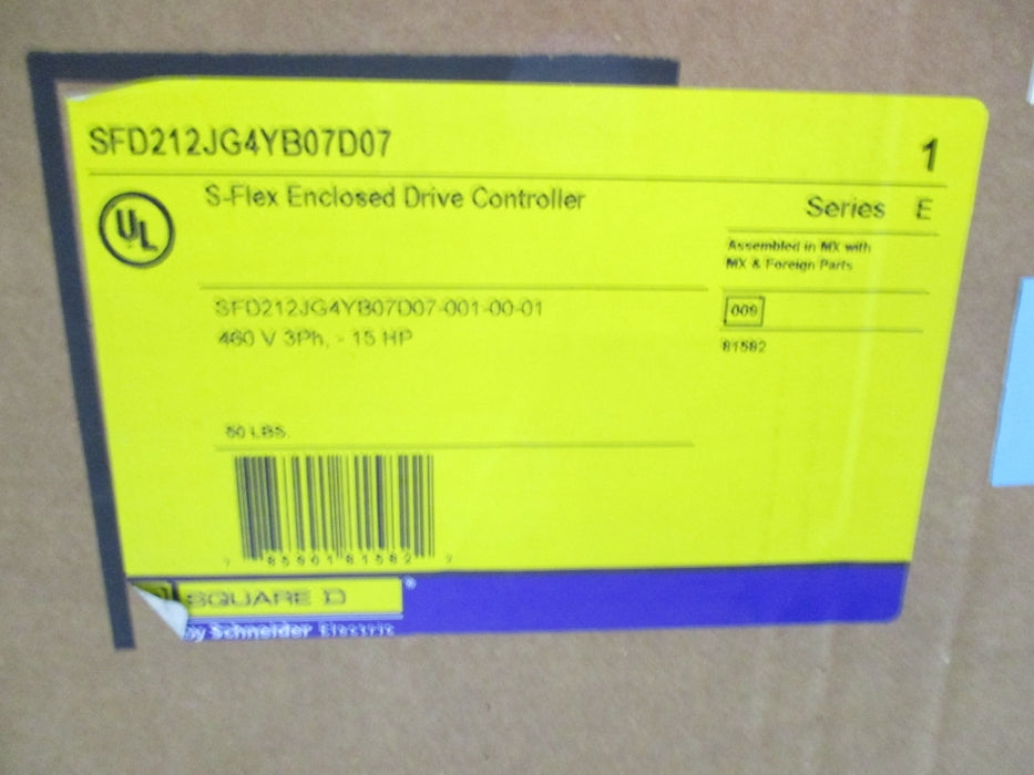 SQUARE D SFD212JG4YB07D07 SER. E NSFS