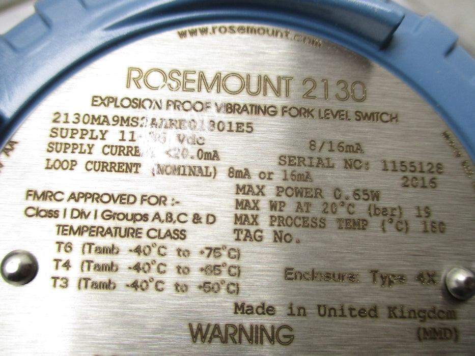 ROSEMOUNT 2130MA9MS2AARE01801E5 NSMP