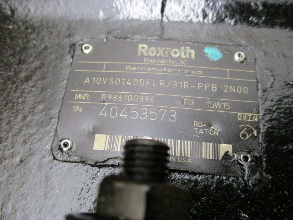 REXROTH A10VS0140DFLR/31R-PPBI2N00 R986100396 NSMP