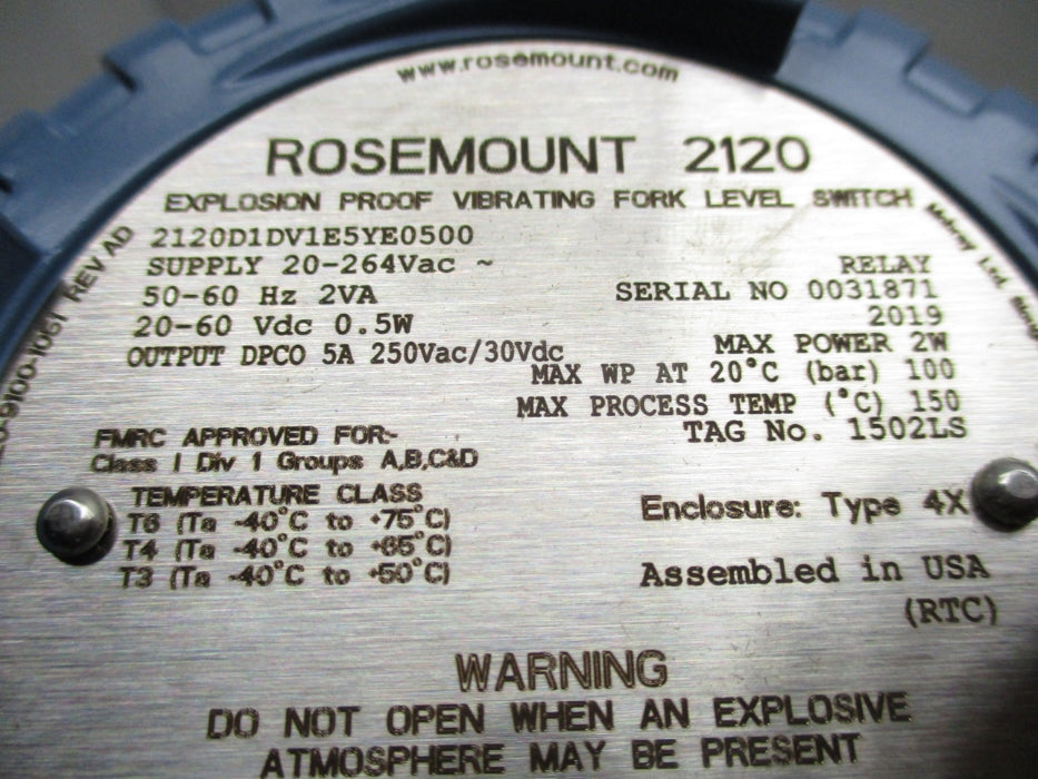 EMERSON 2120D1DV1E5YE0500 NSMP