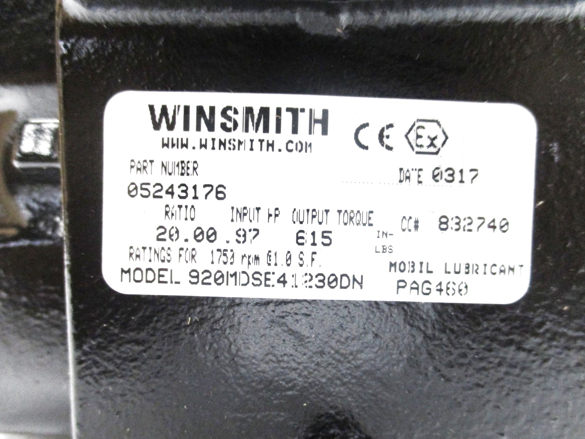 WINSMITH 920MDSE41230DN NSMP