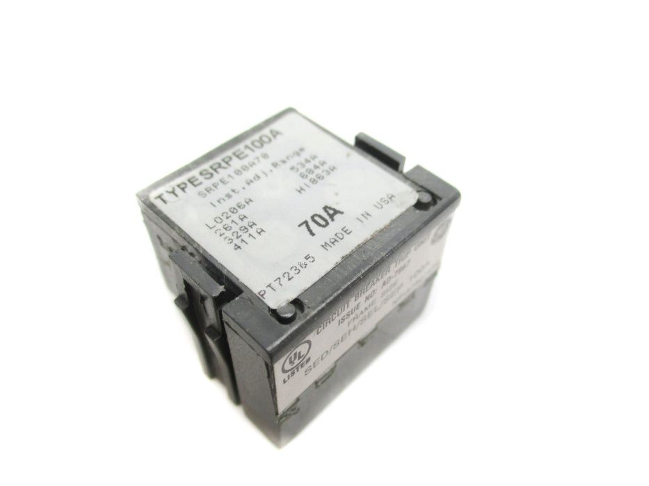 GENERAL ELECTRIC SRPE100A70 NSMP