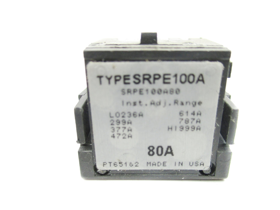 GENERAL ELECTRIC SRPE100A80 NSMP