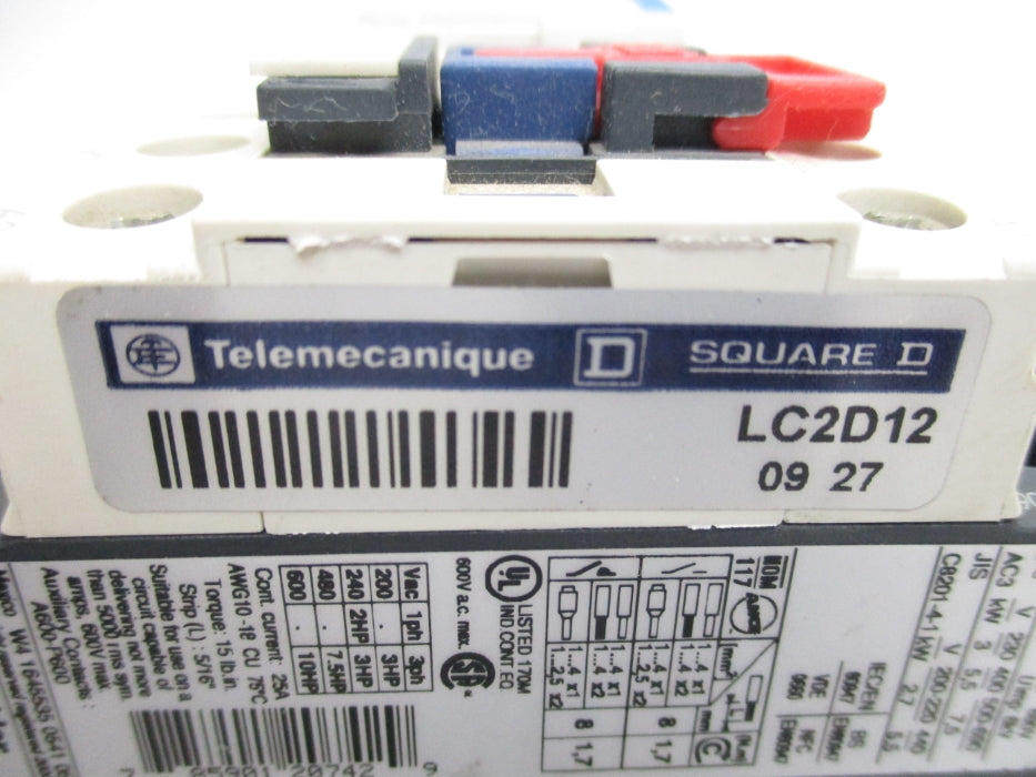 TELEMECANIQUE LC2D12F7 110V NSNP
