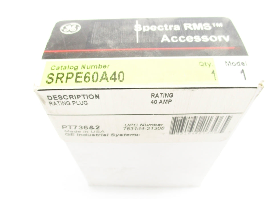GENERAL ELECTRIC SRPE60A40 NSFS
