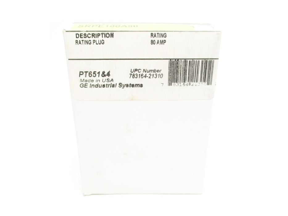 GENERAL ELECTRIC SRPE100A80 NSFS