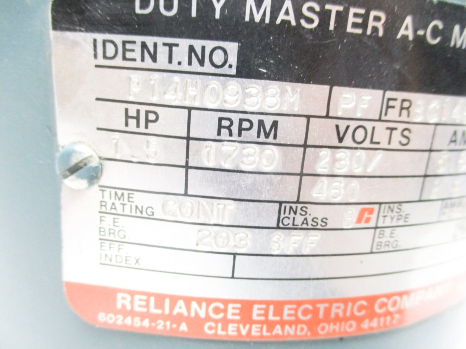 RELIANCE ELECTRIC P14H0938M NSNP