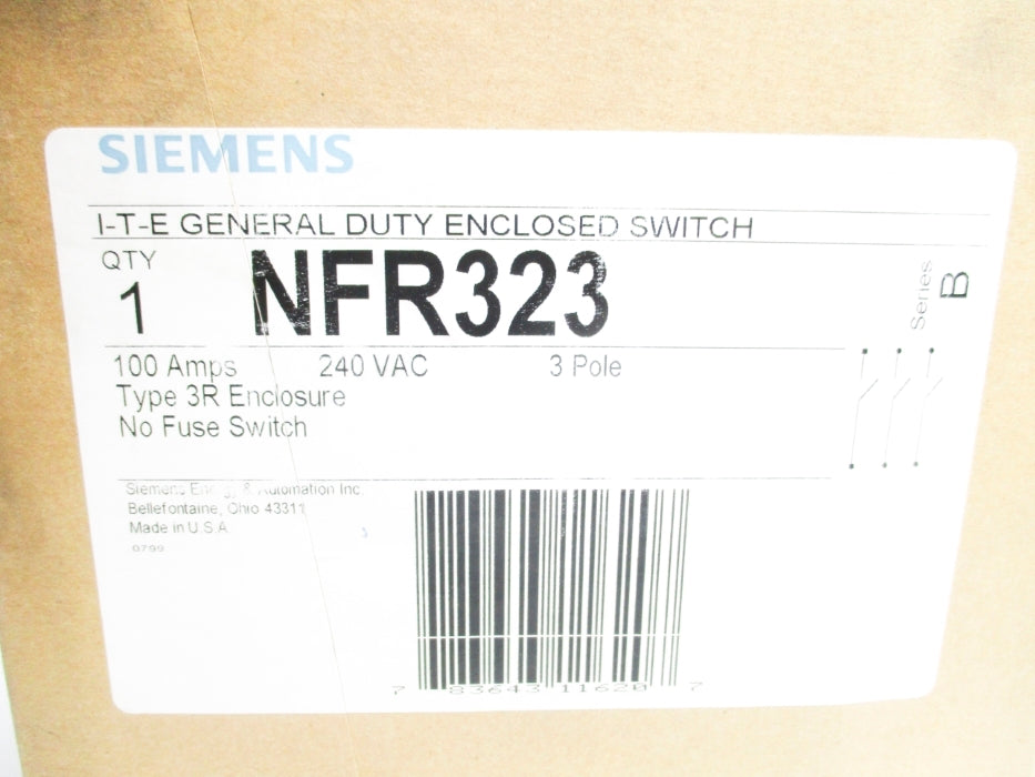 SIEMENS NFR323 SER. B NSMP