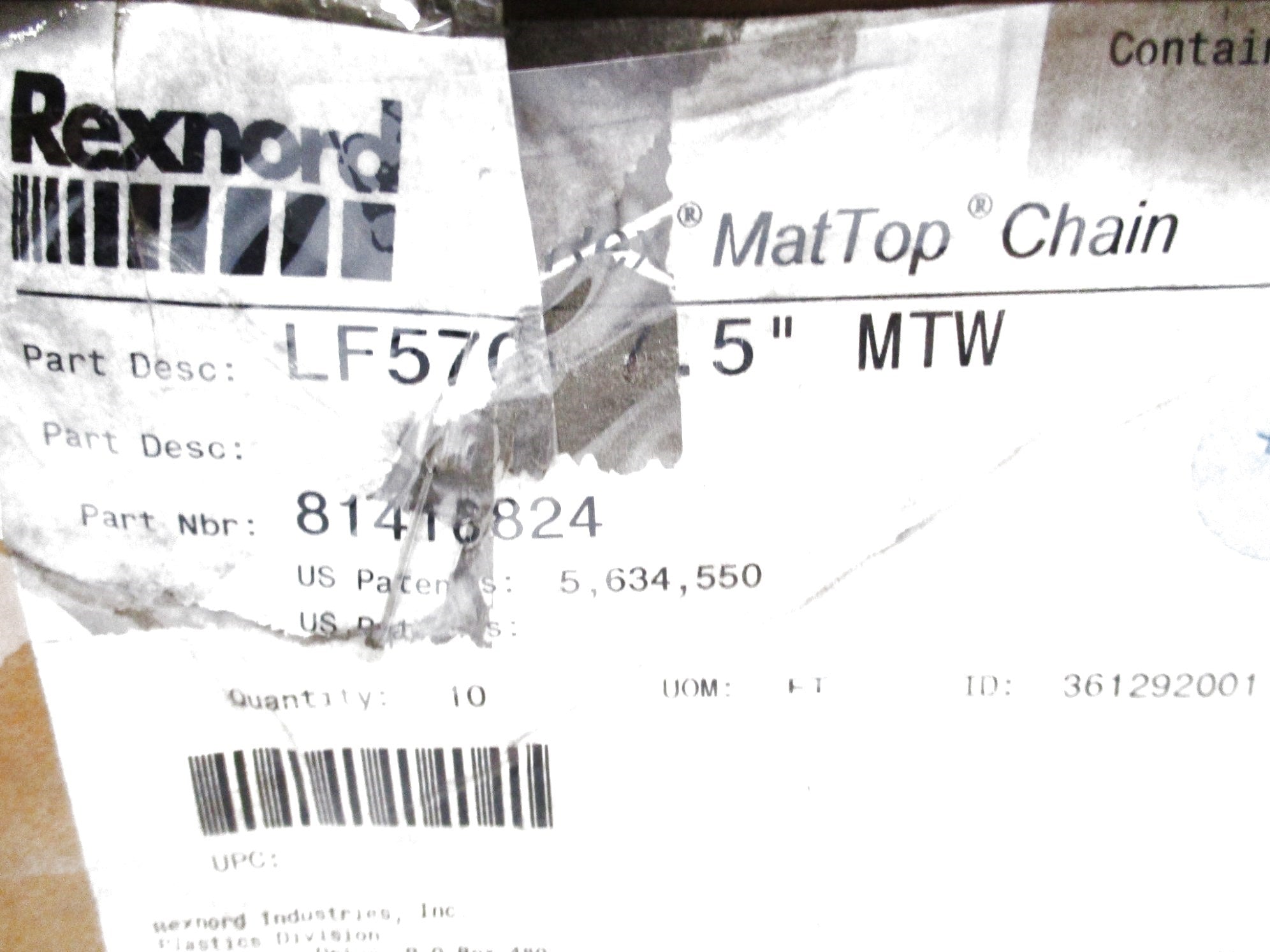 REXNORD LF5705-7.5MTW NSMP