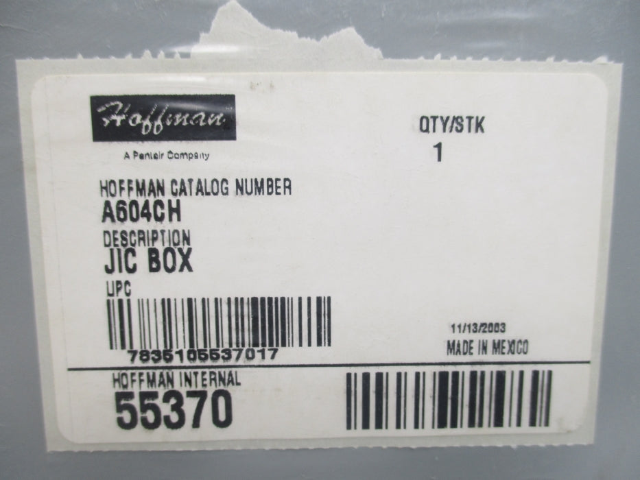 HOFFMAN A604CH NSMP