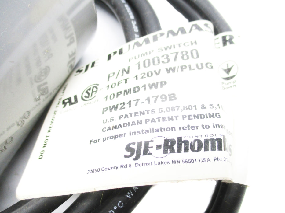 SJE PUMP MASTER 1003780 NSMP