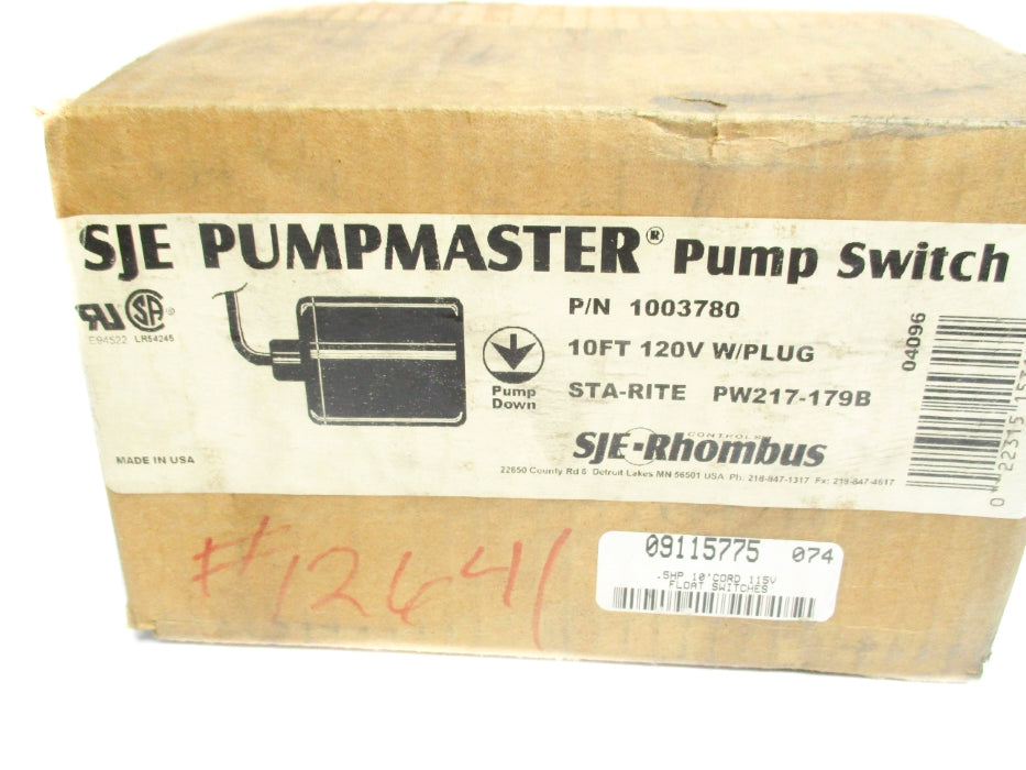 SJE PUMP MASTER 1003780 NSMP