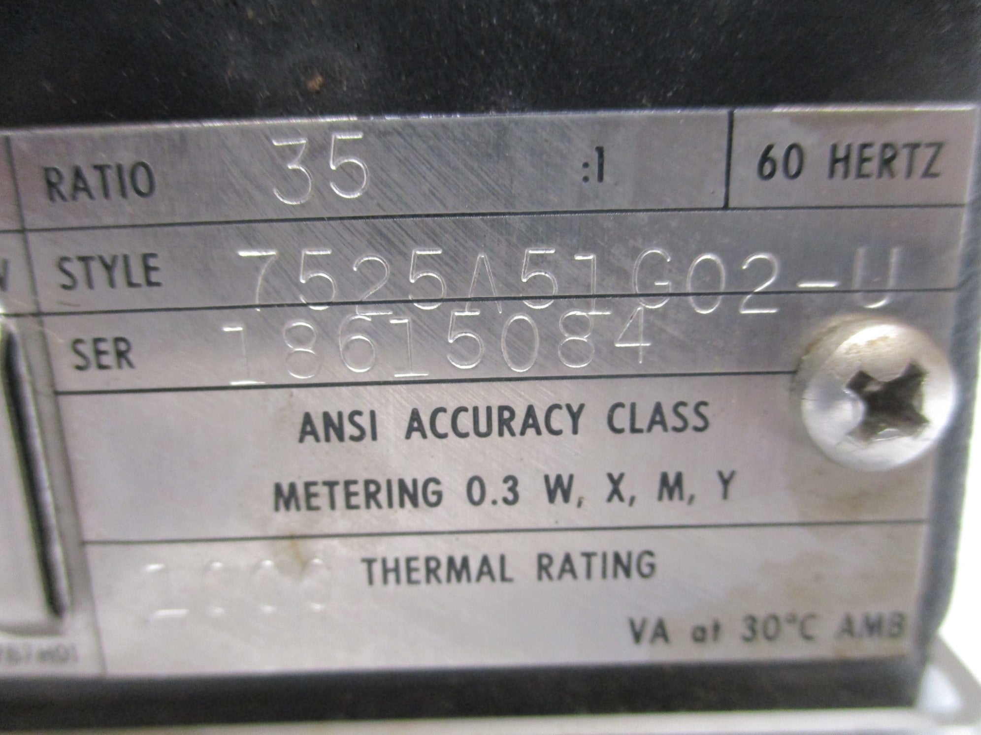 WESTINGHOUSE 7525A51G02-U NSMP