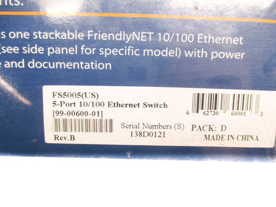 ASANTE FS5005 NSFS