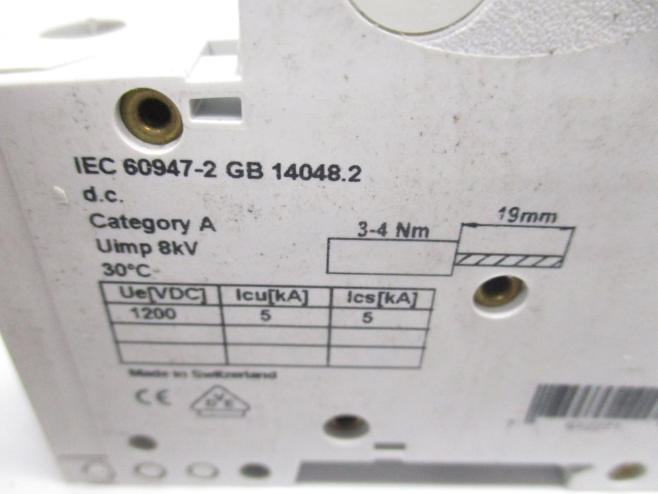 ABB S803PV-S80 80A 1200VDC UNMP