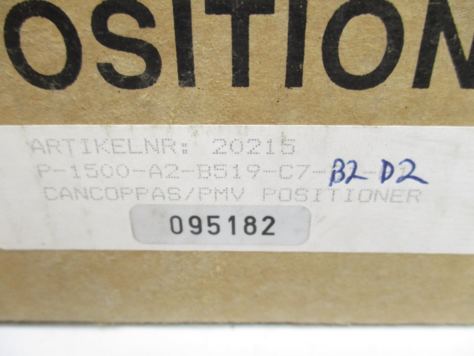 PMV P-1500-A2-B519-C7-B1-P1 NSMP