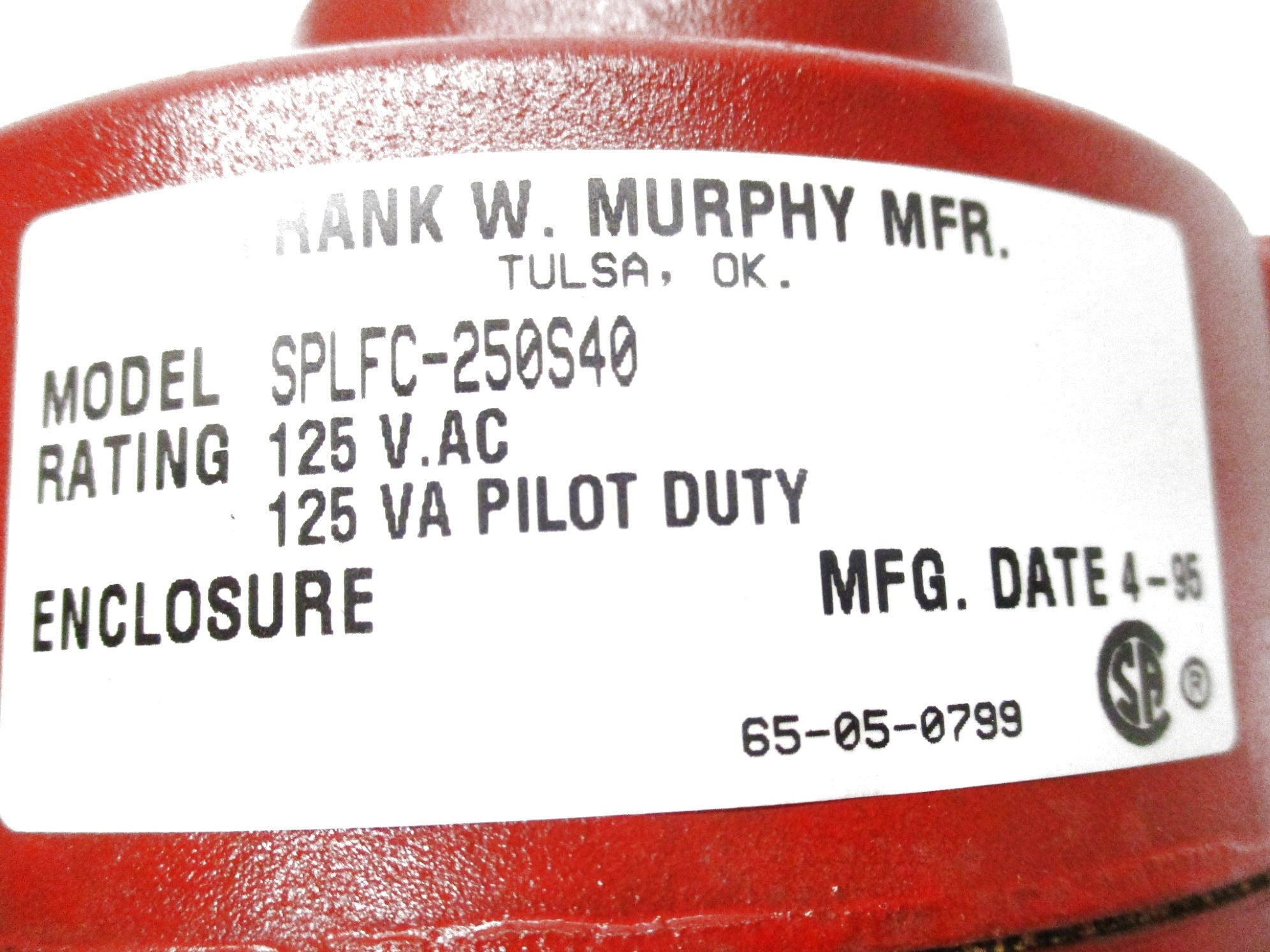MURPHY SPLFC-250S40 NSMP