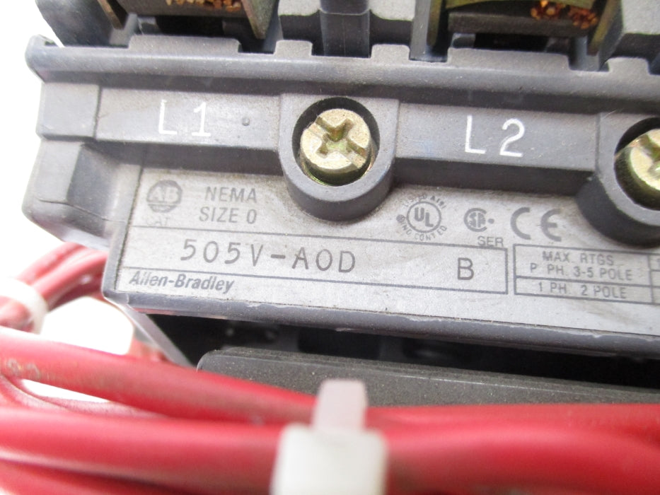 INDUSTRIAL SPARE PART 505V-AOD SER. B UNMP