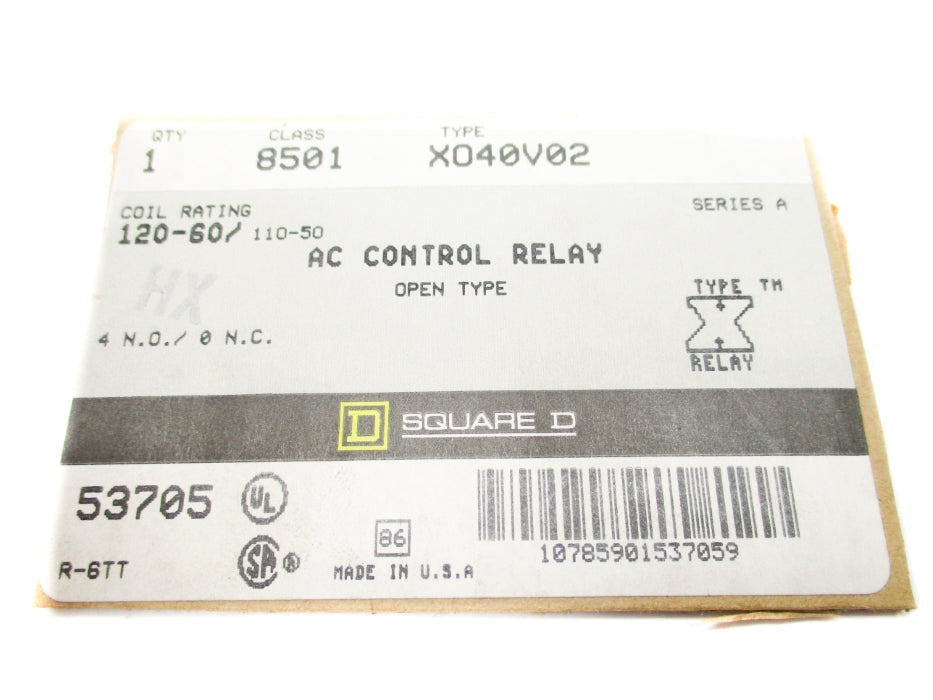 SQUARE D 8501XO40V02 SER. A 110V/50HZ-120V/60HZ NUPI
