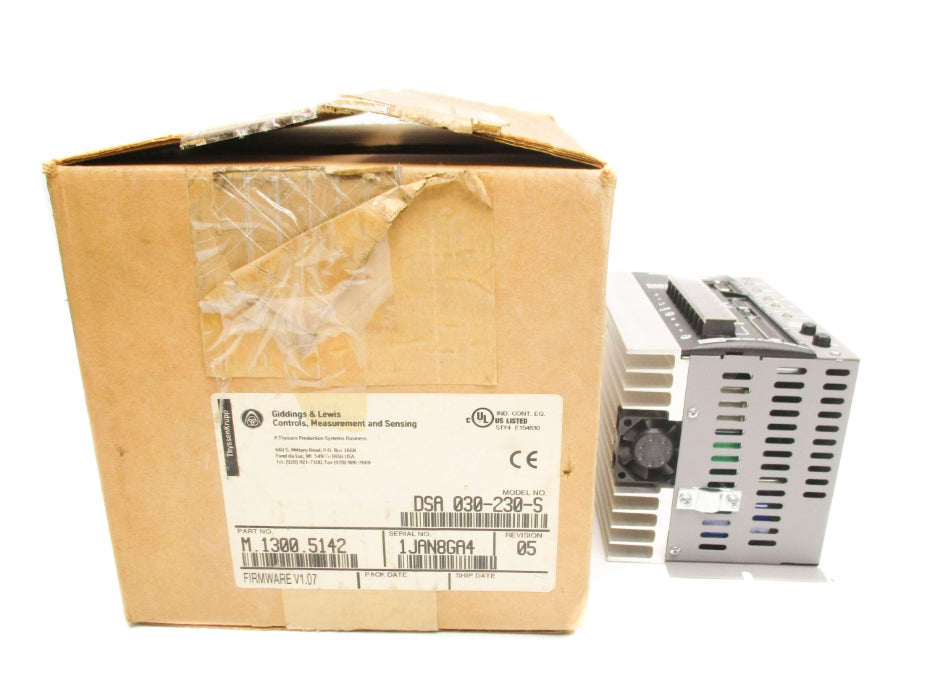 GIDDING & LEWIS DSA030-230-S M.1300.5142 F/W: V1.07 NSMP