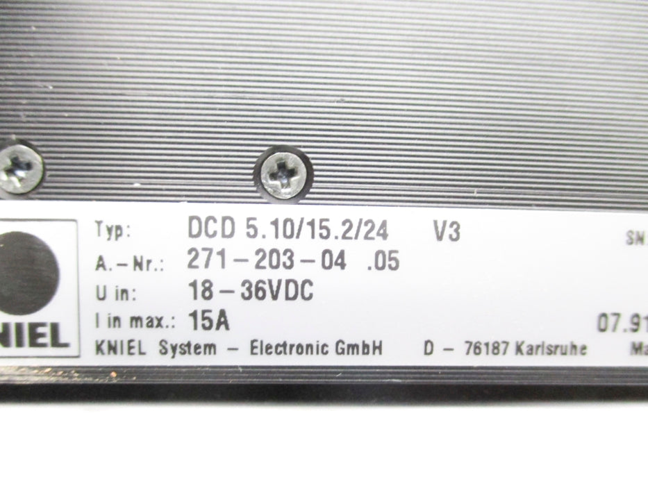 KNIEL DCD5.10/15.2/24 271-203-04 NSMP