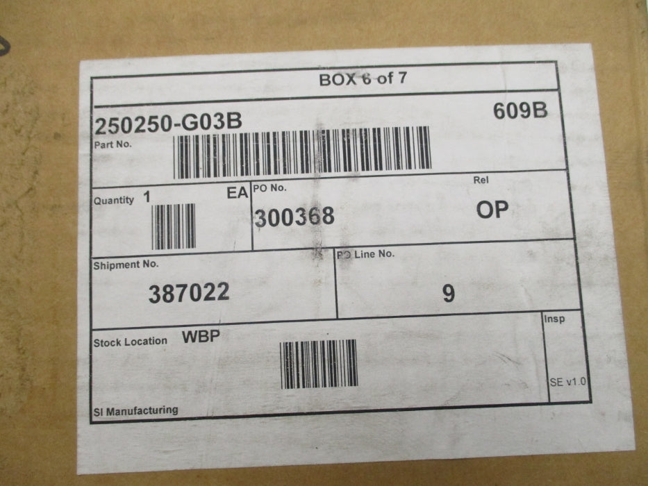 GENERAL ELECTRIC 250250-G03B NSMP