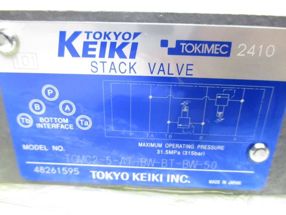TOKYO KEIKI TGMC2-5-AT-BW-BT-BW-50  315BAR NSMP