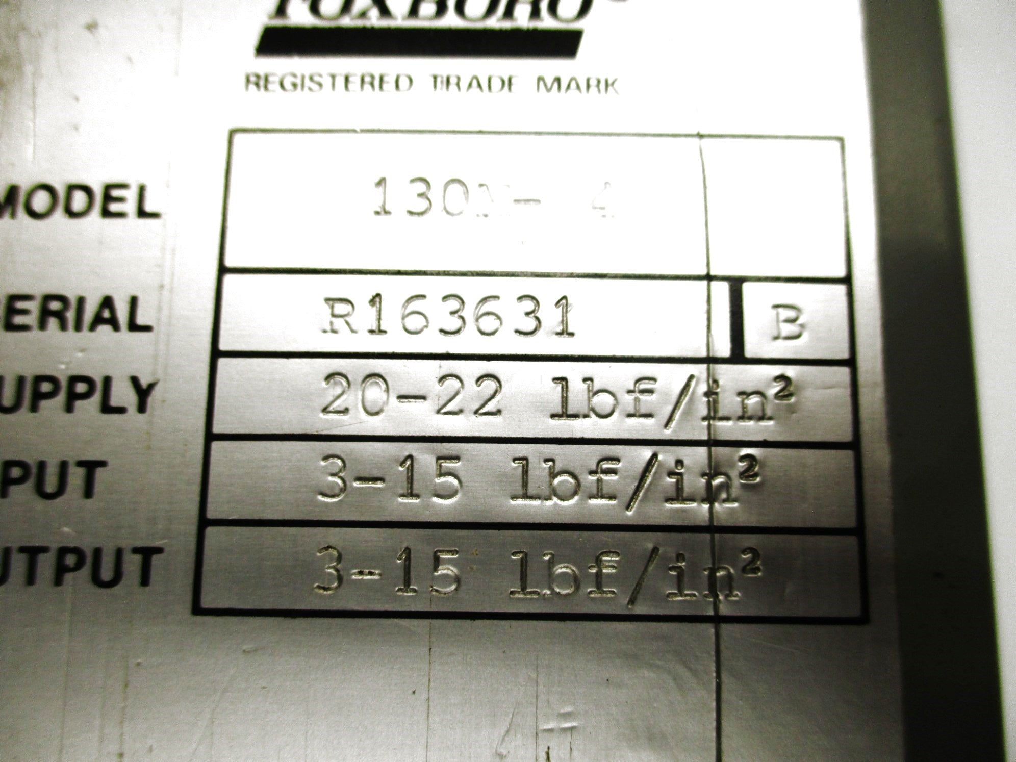 FOXBORO 130M-N4 0-150 UNMP