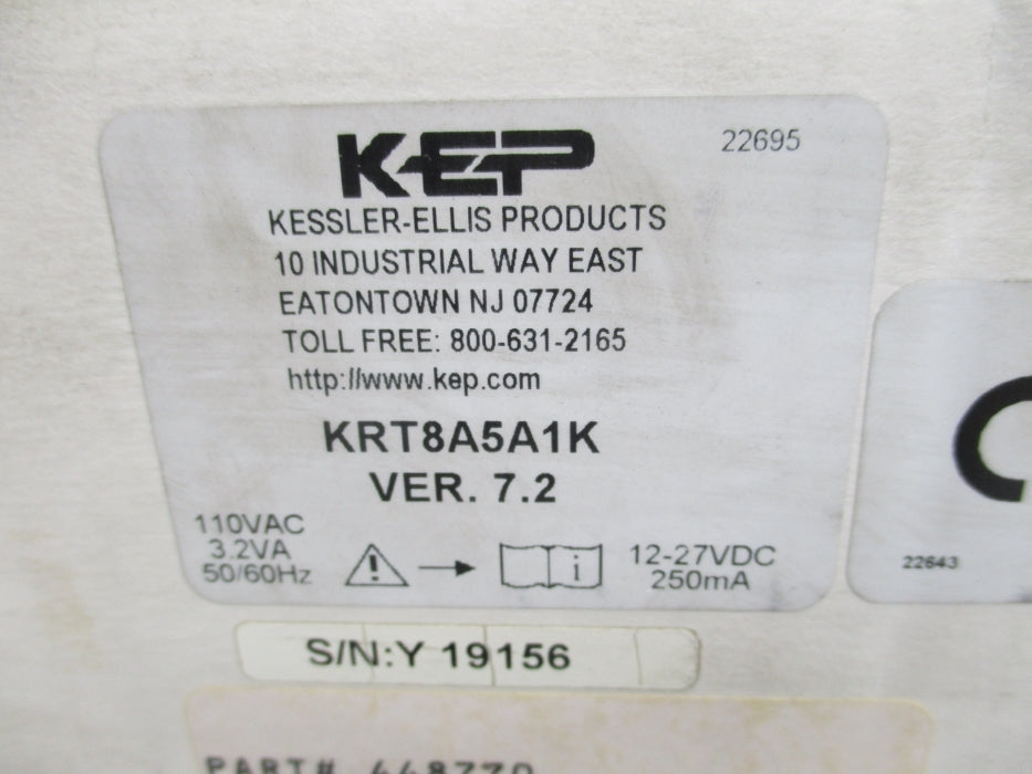 KESSLER-ELLIS PRODUCTS KRT8A5A1K NSMP