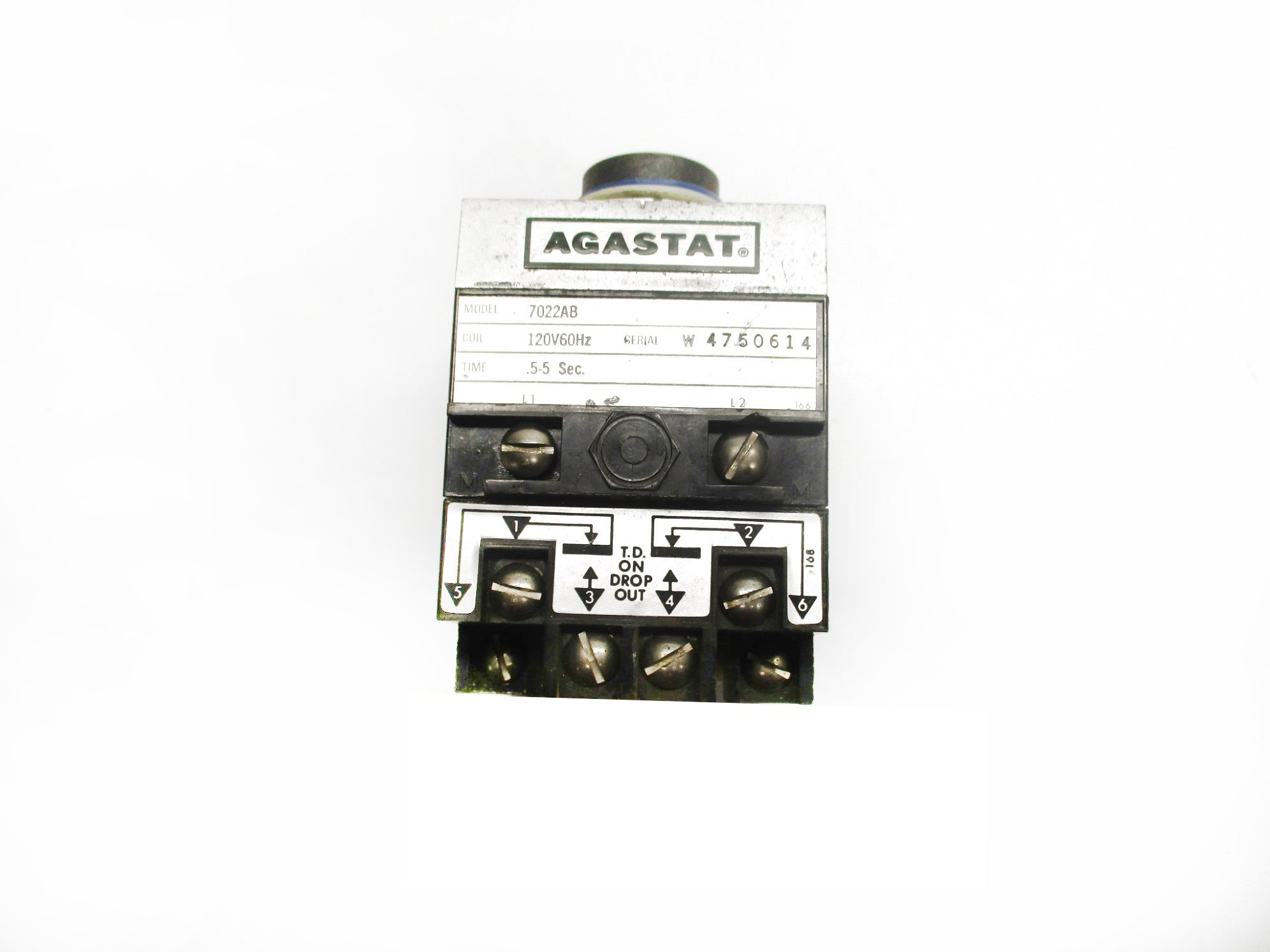 AGASTAT 7022AB 120V/60HZ UNMP