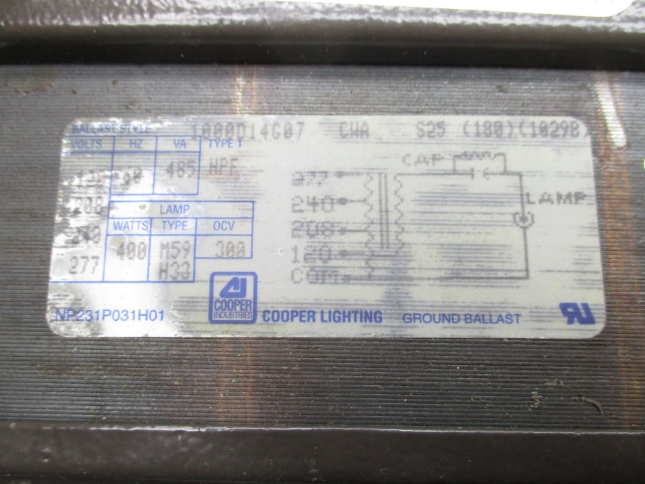 COOPER LIGHTING MHSS-M-400-MT NSMP