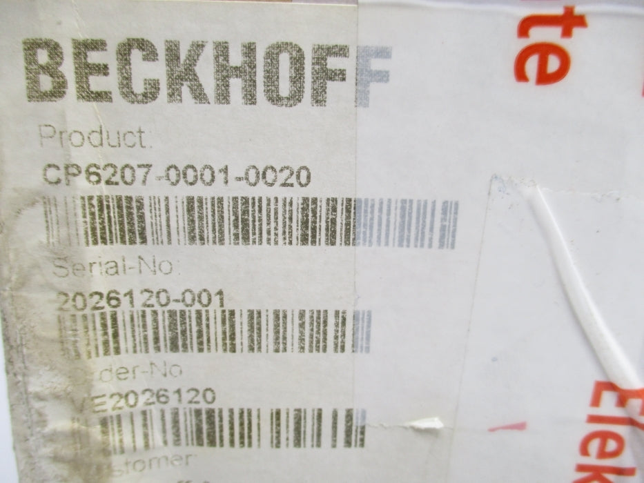 BECKHOFF CP6207-0001-0020 NSMP
