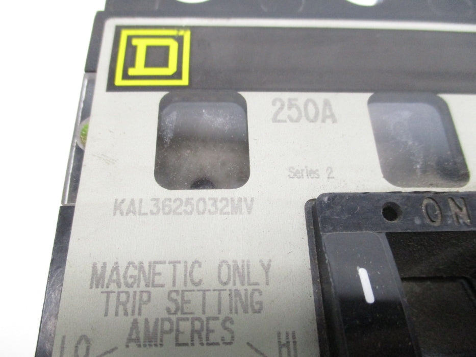 SQUARE D KAL3625032MV SER. 2 250A 600VAC NSNP