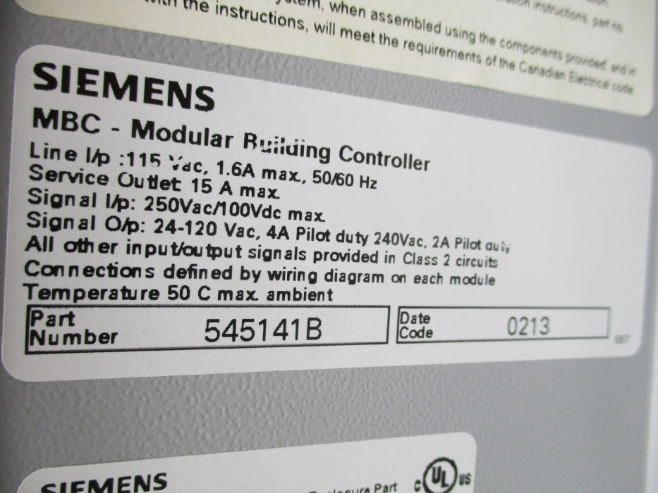 SIEMENS 545141B NSMP