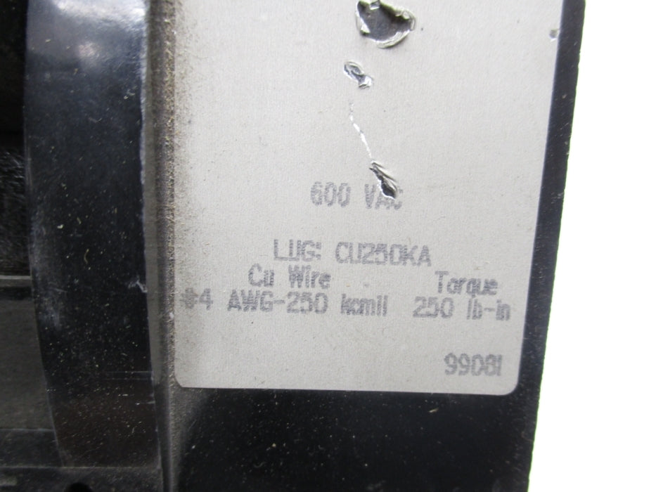 SQUARE D KAL3625032MV8002 SER. 2 600V 250A NSNP