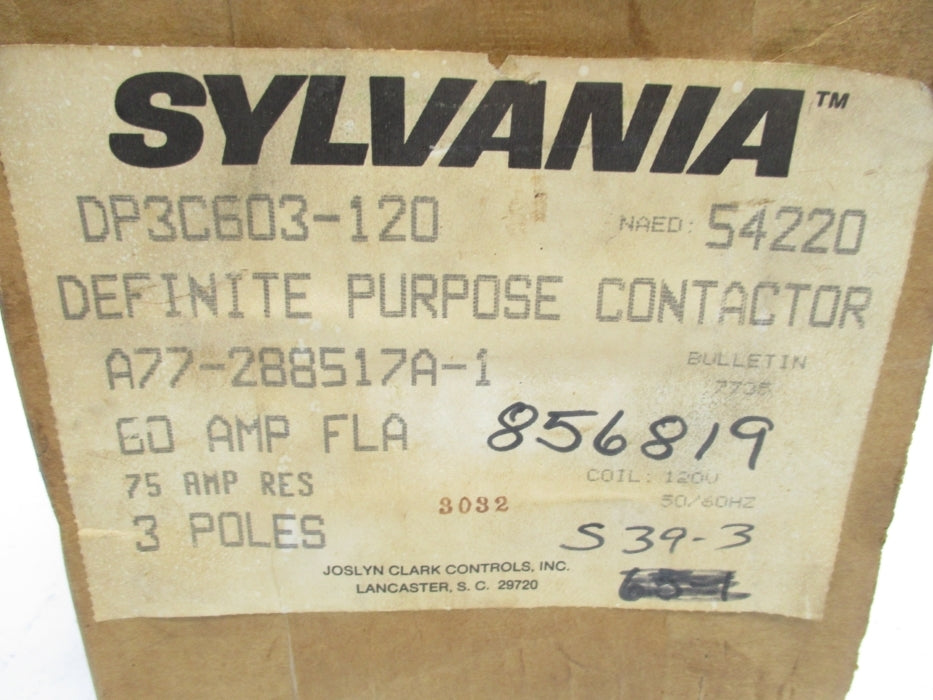 SYLVANIA DP3C603-120 120V NSFS